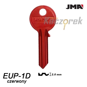 JMA 137 - surový hliníkový klíč - EUP-1D červený